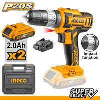 دریل شارژی 20 ولت چکشی